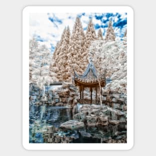 Chinese Garden Infrared Sticker